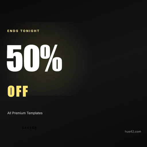 Announce Offer canvas template preview