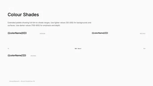 Colour Shades canvas template preview