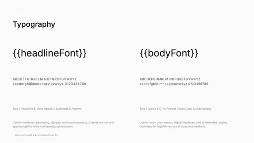 Typography canvas template preview