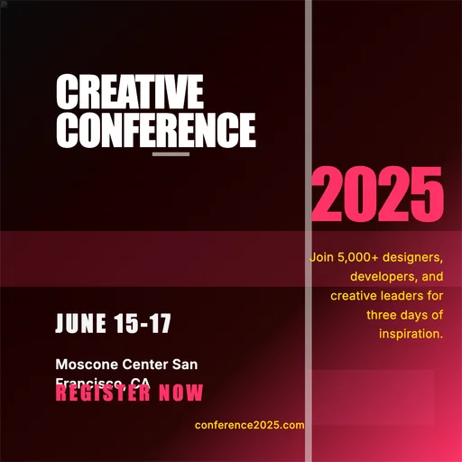 Professional Event Poster (v4.0 - Visual Impact) canvas template preview