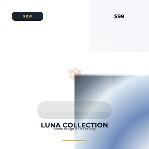 Instagram Product Mockup v4.0 - Clean Showcase canvas template preview