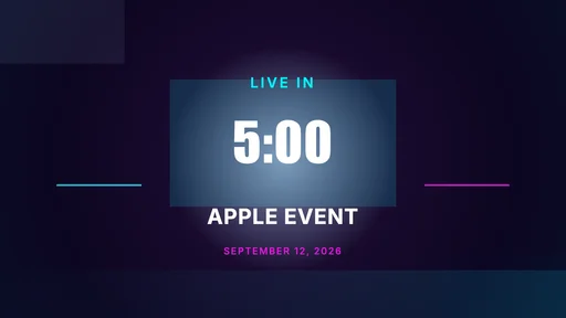 Live Stream Countdown canvas template preview