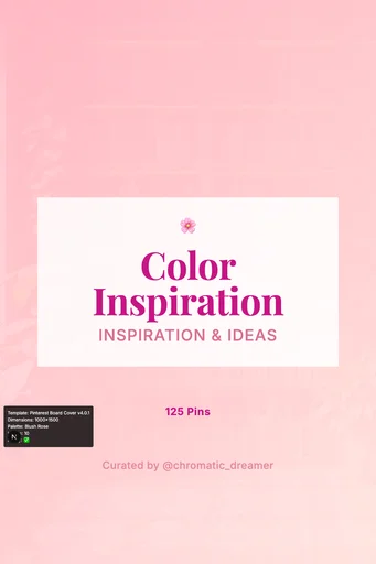 Pinterest Board Cover v4.0.1 canvas template preview