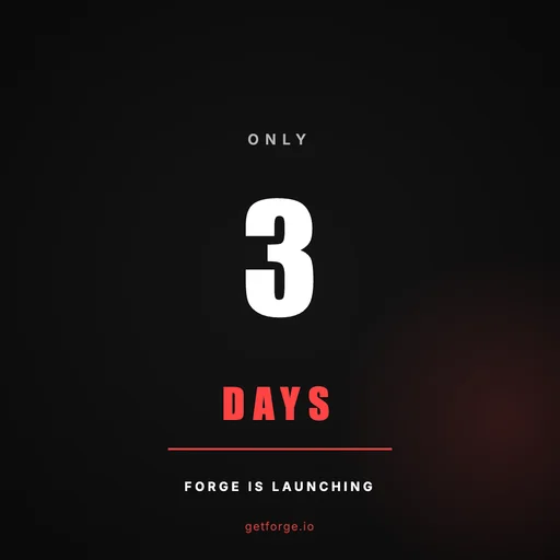 Launch: 3 Days Countdown canvas template preview