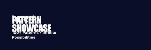 Twitter Header - Pattern Showcase v4.0 canvas template preview