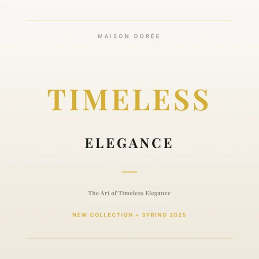 Typography Hero - Gradient Luxury canvas template preview